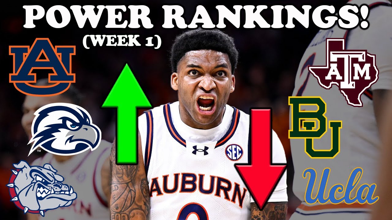 College Basketball “Week 1” Power 35 Rankings!