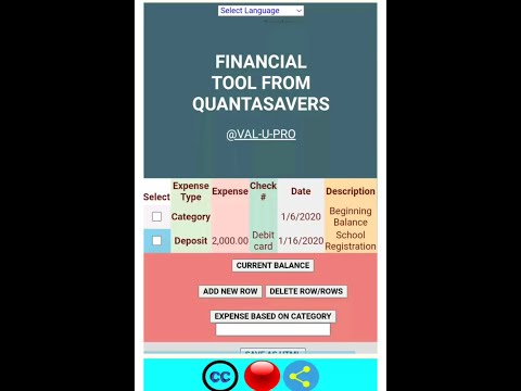 QUANTASAVERS EXPENSE MANAGEMEN