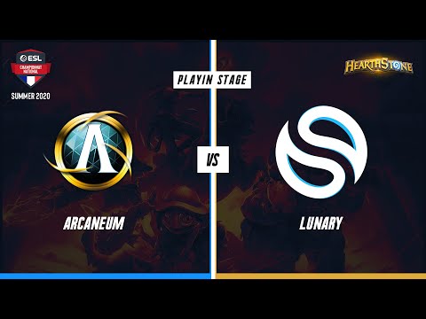 ARCANEUM VS LUNARY - PLAYIN STAGE - ESL ECN SUMMER 2020