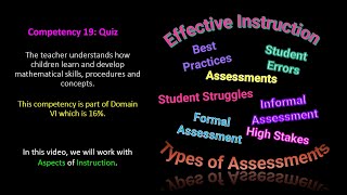 TExES 4 8 115 Math Exam Competency 19 Quiz