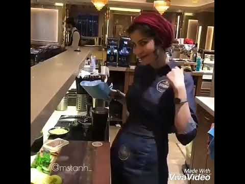#drinks #cinnamon #girls #working #coffeeshop #barmanlife #barman #beautifulgirl #iranianwoman