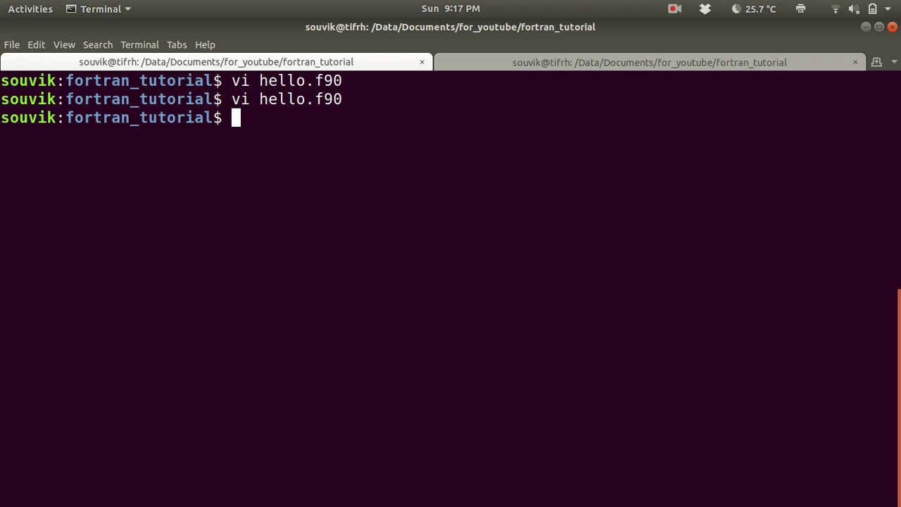 Lec - 01 Modern Fortran 90 Tutorial : Hello World,Printing
