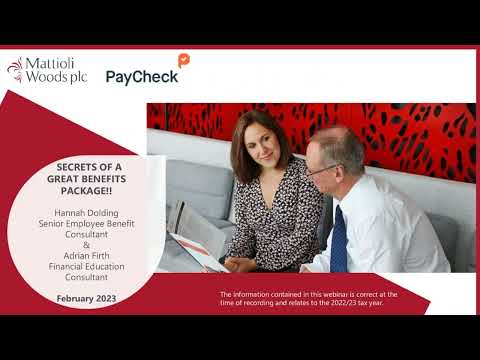 PayCheck   Secrets of a great benefits package Late career Webinar 3