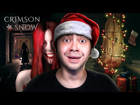 alanzoka jogando Crimson Snow, jogo de terror no Natal