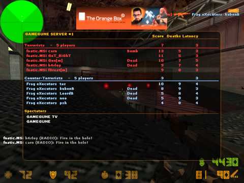 f0rest vs. Frag eXecutors @GameGune 2010 (de_nuke)