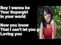 DENYQUE SUPERGIRL LYRICS