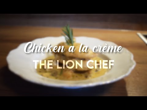 FAST Chicken a la crème Recipe | One Serving | The Lion Chef
