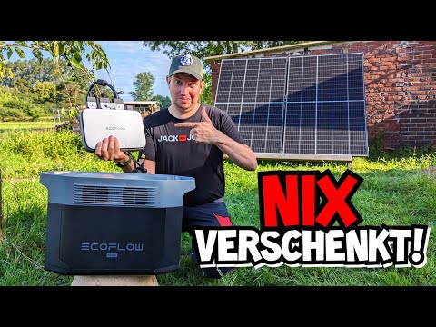 Balcony power plant with storage! | Simply well done! | Ecoflow Delta 2 Max