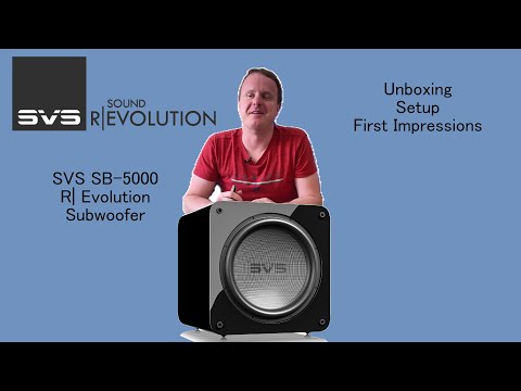 Amazing New Subwoofer SVS SB 5000 Unboxing and First Impressions