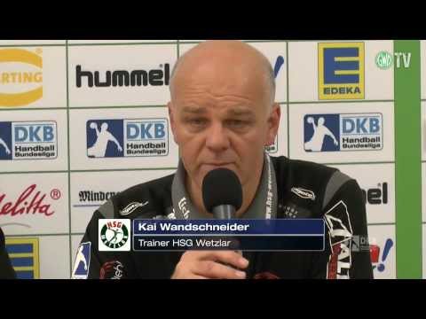 26.10.2013 GWD Minden - HSG Wetzlar // Pressekonferenz