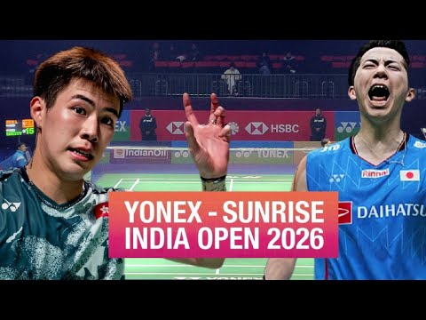 KUNLAVUT VITIDSAR V/S KOKI WATANABE | MEN'S SINGLES | R32 | YONEX SUNRISE INDIA OPEN 2026