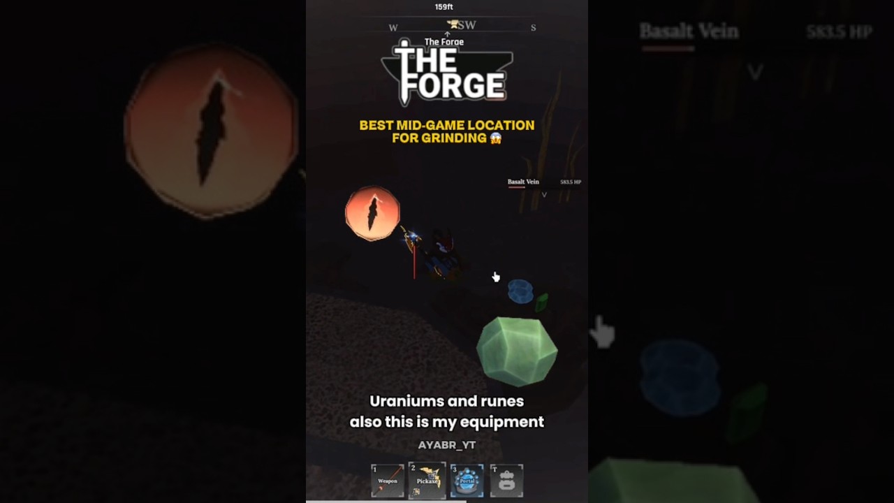 The Forge: BEST Mid-Late Game Location for GRINDING Ores and Essences! #roblox #theforge #grind