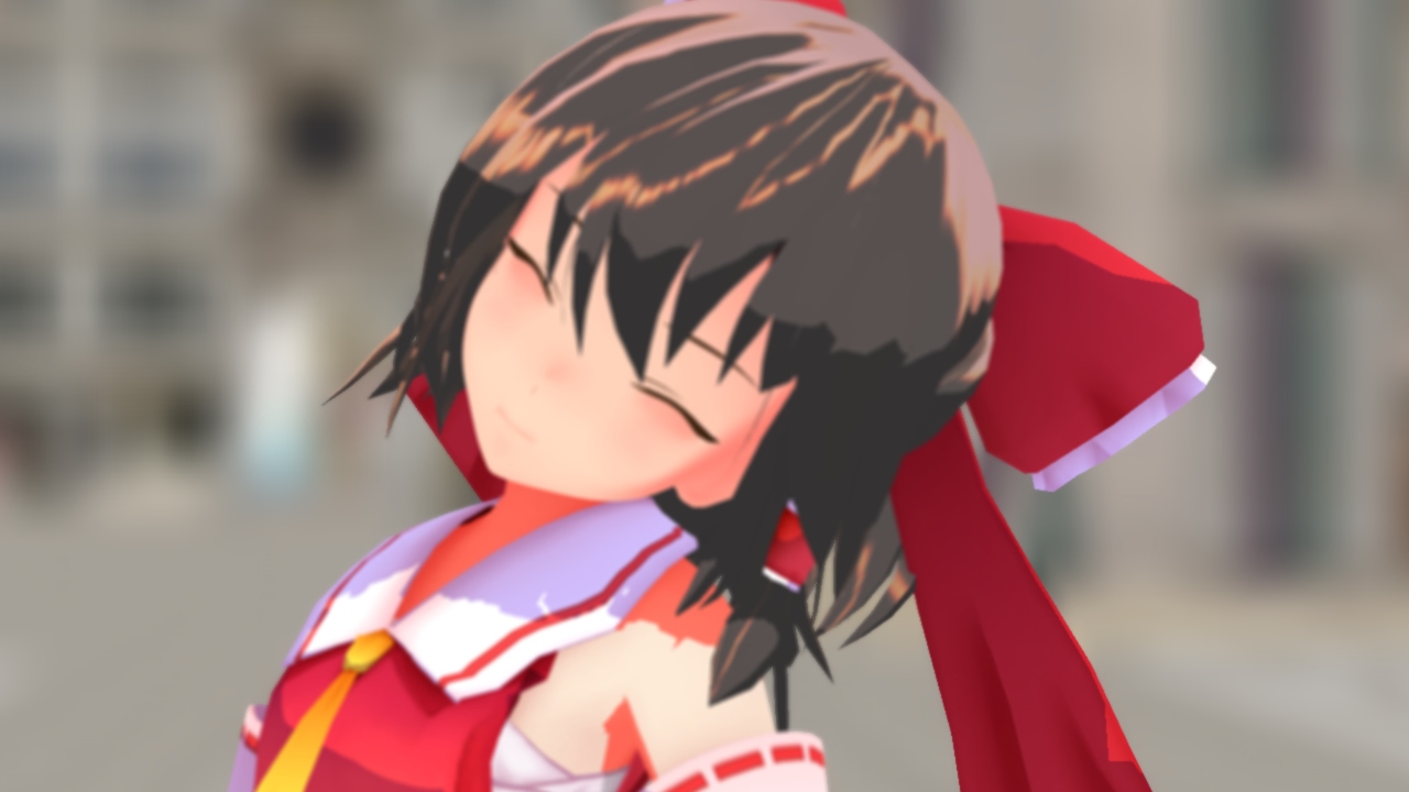 【東方ＭＭＤ】霊夢で金曜日のおはよう