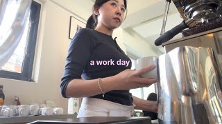 韓国ワーホリ| 韓国のカフェ店員の何気ない出勤日vlog🇰🇷☕️🥖