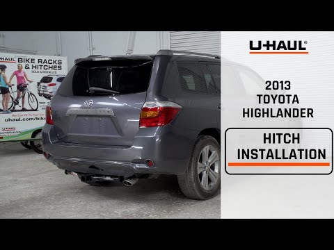 2013 Toyota Highlander Trailer Hitch Installation