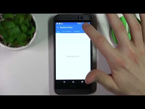 How to Block Number on HTC One M9E | Blocking calls on HTC One M9E
