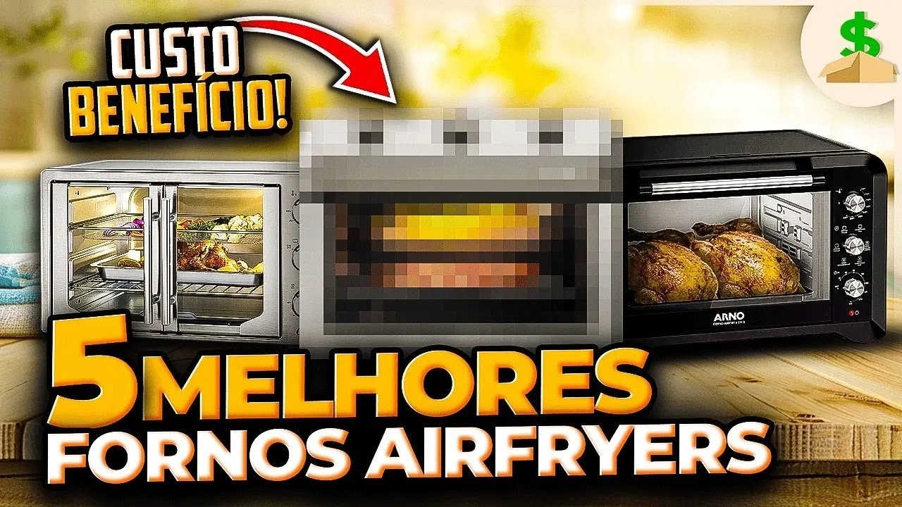 De 25 a 42 LITROS! Qual é o MELHOR FORNO AIRFRYER em 2024? TOP 5 Melhores AIRFRYERS FORNO DE BANCADA