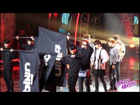 [Fancam]【UNIQ姨母团】141210 UNIQ - Born To Fight + Falling In Love @ 2014 Young's Choice Award