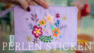 Perlen sticken: Perlenstickset Anleitung