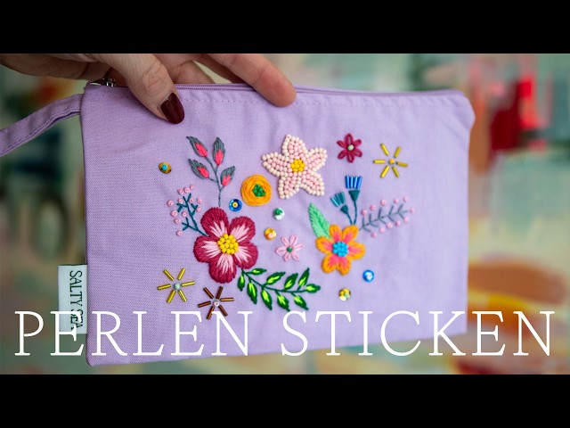 Perlen sticken: Perlenstickset Anleitung