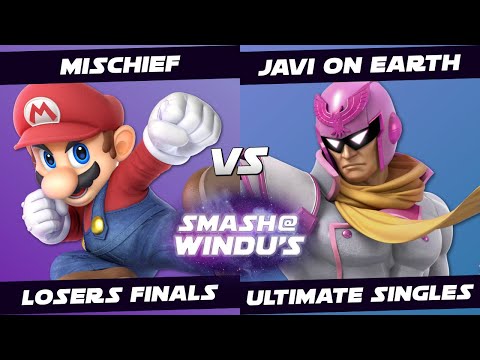 Mischief (Mario) vs JAVI ON EARTH (Capt Falcon, Villager) - Smash @ Windu's 105 - Grand Finals SSBU