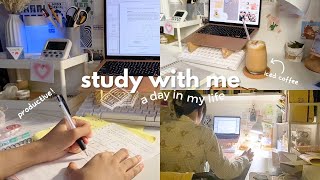 study vlog 📚: binder notes, online classes, asmr typing sounds