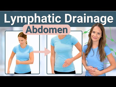 Abdominal Lymphatic Drainage Massage for Swelling : Full Routine