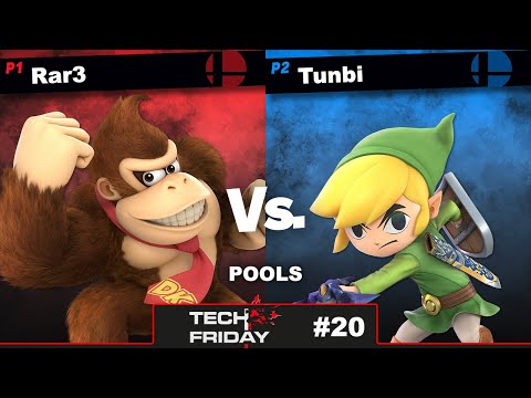 Tech Friday #20 Pools - Rar3 (Donkey Kong) Vs. Tunbi (Toon Link) Smash Ultimate - SSBU