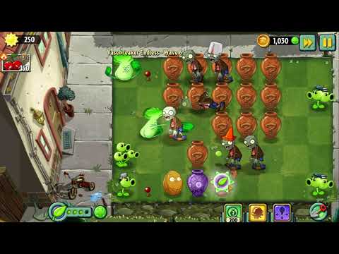 [Plants vs Zombies 2] Vasebreaker Endless (level 1 - 14)