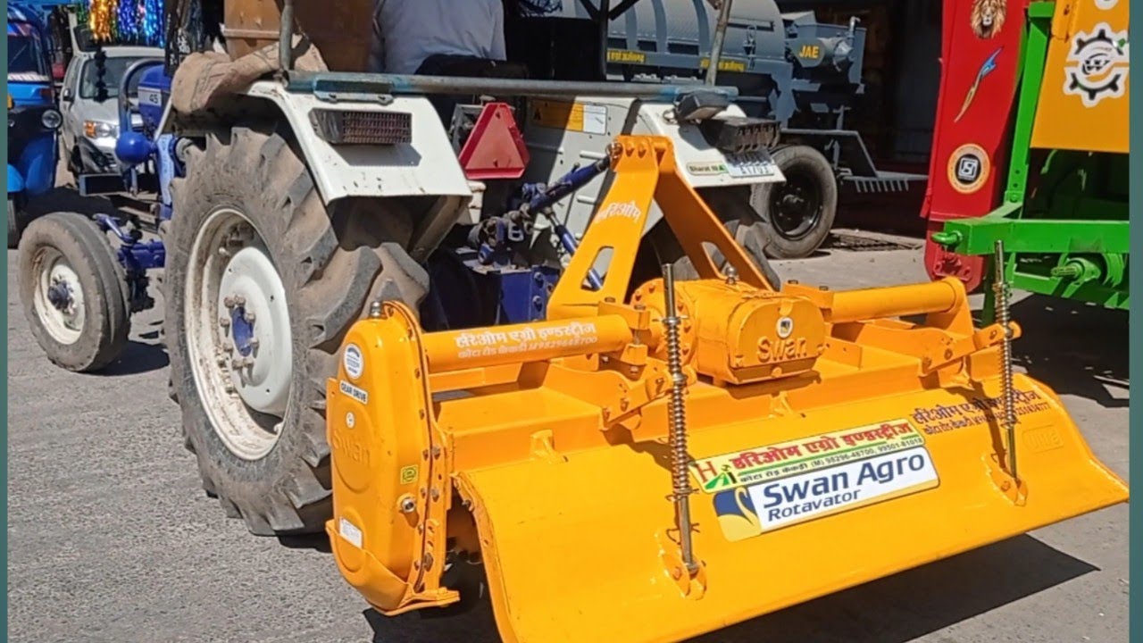 Swan rotavator || Swan 7 feet rotavator || rotavator etc price || Hariom agro