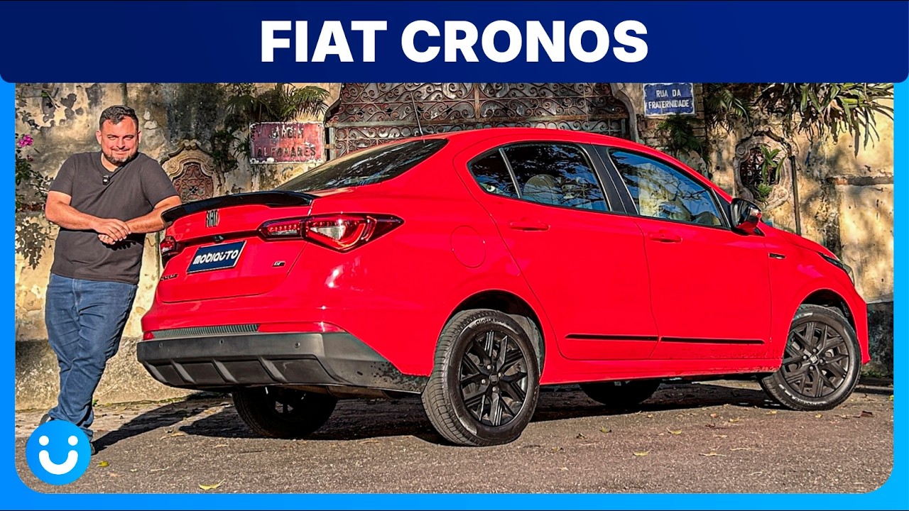 FIAT CRONOS 1.3 DRIVE É AUTOMÁTICO MAIS BARATO COM PORTA-MALAS MAIOR