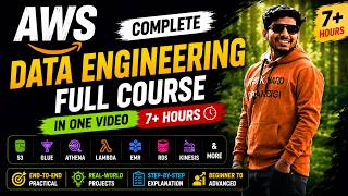 🥇 Master AWS Data Engineering in One Video 🚀 Complete Hands-On Course (7+ Hours)