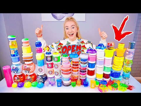 СМЕШАЛА 117 КРУТЫХ СЛАЙМОВ 🤡 ГИГАНТСКИЙ ЛИЗУН ЧЕЛЛЕНДЖ SLIME CHALLENGE