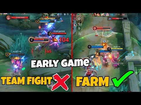 “STOP TEAM FIGHTING EARLY – FARM TO WIN!”