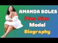 Amanda Boles American Curvy Plus Sized Model BodyMeasurements Fashion Blogger Fact And Biography
