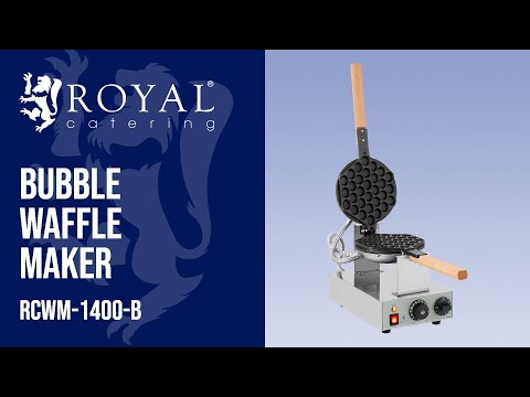 video - Bubble Waffle Maker - 1415 W
