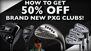 HOW TO GET 50% off BRAND NEW GOLF CLUBS!!! PXG