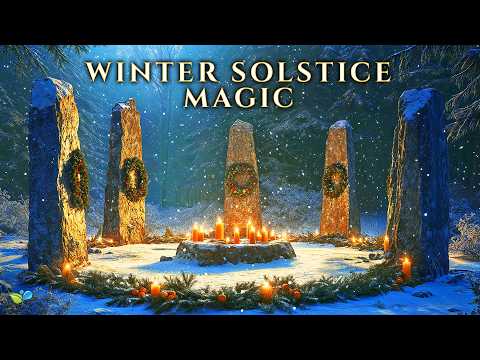 432Hz Druid Winter Solstice Circle ❄️ Celtic Music for Yule Magic & Renewal