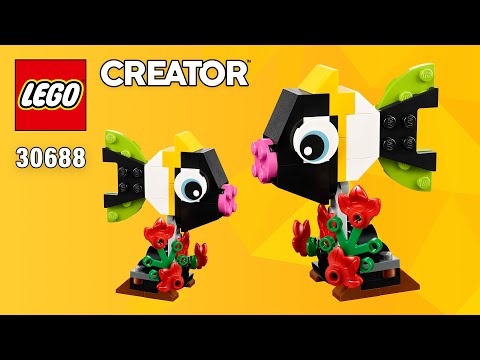 LEGO Fish (30688) from Creator 3in1 Tropical Toucan | Alternate Building Instructions | TBB