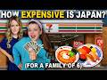 What We Spend In A Day TOKYO JAPAN Edition Family Of 6 Street Food Subway Sushi