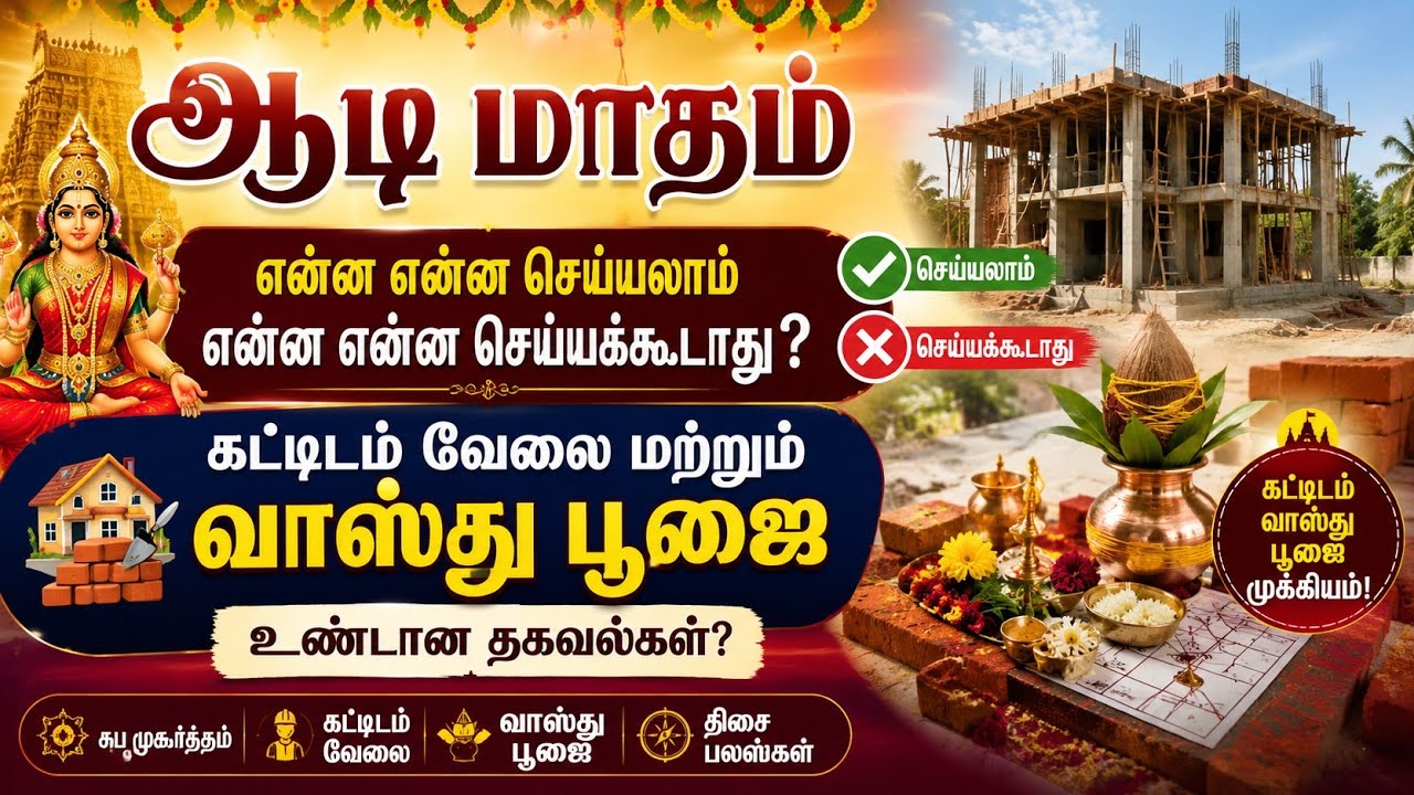 ஆடி மாதம் செய்யகூடியவை? செய்யக்கூடாதவை? #lingamvasthu #youtube #youtubes