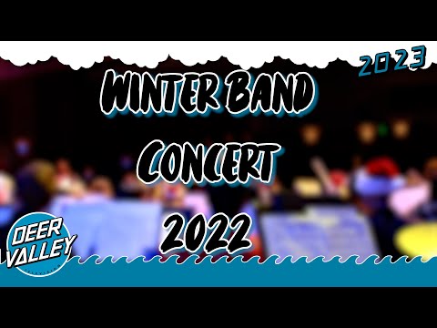 DVHS Winter Band Concert 2022