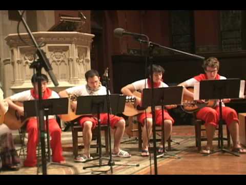 LOTUS EATERS - Four Guitars in O, Musika! with 14 Strings! Cornell Filipino Rondalla