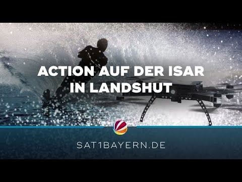 Mit 70-Kilo-Drohne über die Isar? Wakeboard-Weltmeister mit Highlight