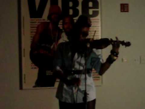 Joya Bravo on Violin at PULSE Magazine Release Party