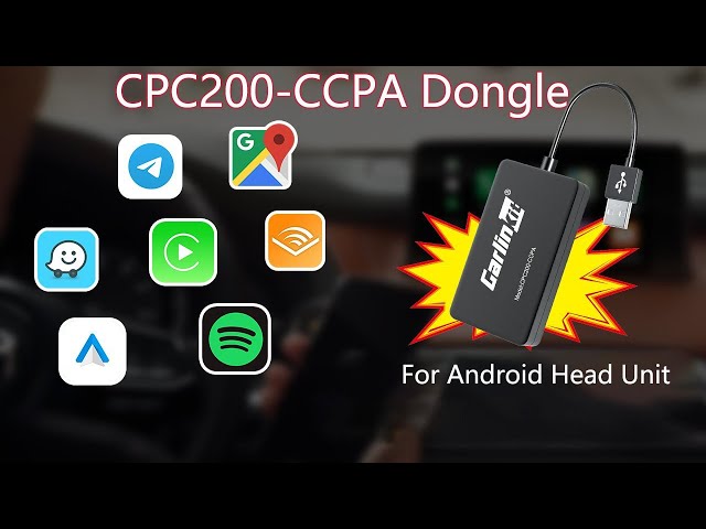 محول كارلينكيت Dongle لاسلكي لـ CarPlay و Android Auto