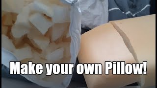 How to make your own Memory Foam Pillow using your Old Pillows!