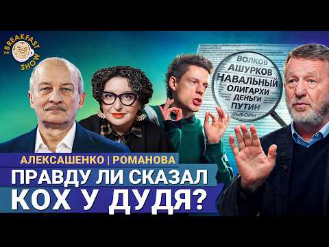 Проверяем слова Коха у Дудя | Романова и Алексашенко на Breakfast Show
