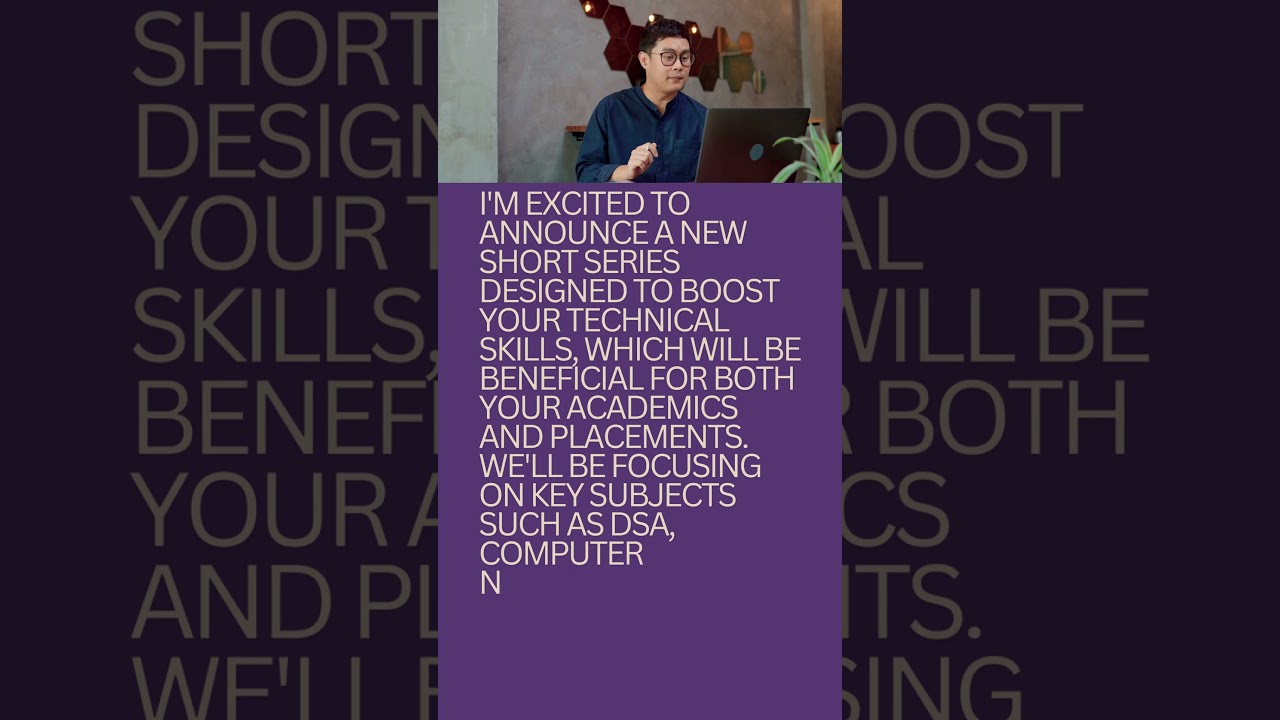 🚀 Elevate Your Tech Skills with Our New Series! 📚✨Don't Miss Out! #TechSkills #DSA #learn #academic