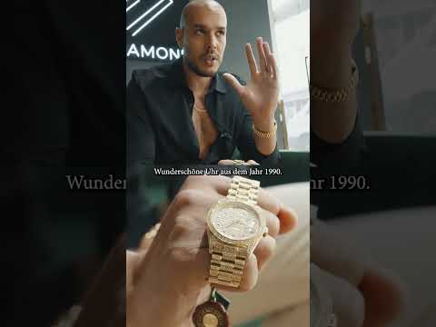 Rolex Day-Date 18238 Double-Quick aus 1990 vollbesetzt mit Naturdiamanten zu Verkaufen! 💎